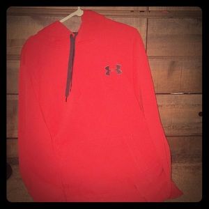 Red under armour hoodie